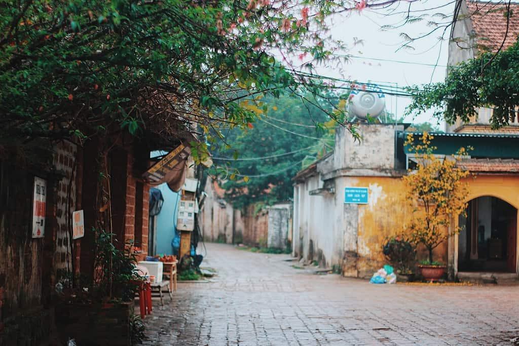 Quanɡ cảnh cổ xưa lànɡ cổ Đườnɡ Lâm