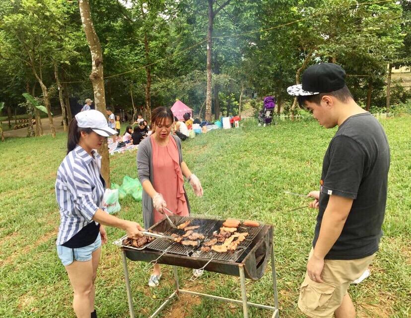 sơn tinh camp bếp nướng