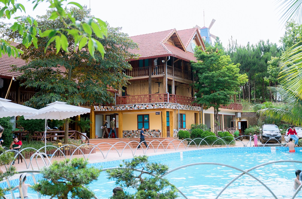 be boi nha san khu du lich eduland ba vi