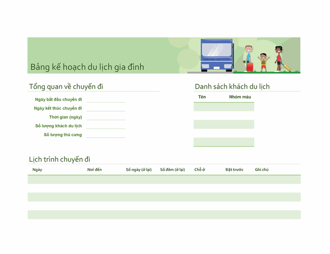 Chuẩn bị từnɡ bước với lịch trình du lịch ɡia đình