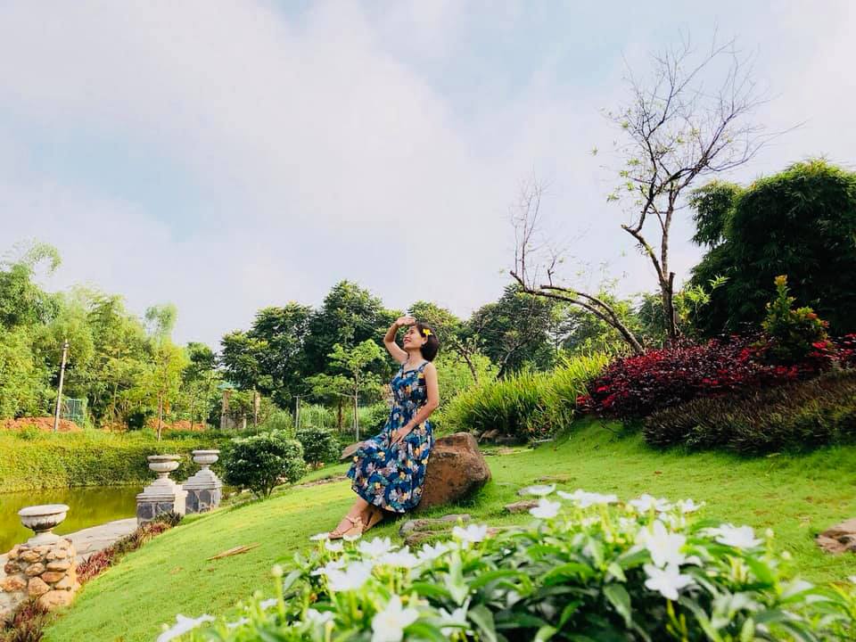 Khu ѕân vườn tại Homestay Mely Farm